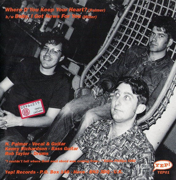The Fire Dept. (2) : Where D'You Keep Your Heart? (7", Single)