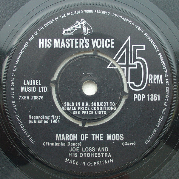 Joe Loss & His Orchestra : March Of The Mods (7", Single)