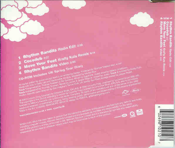 Junior Senior : Rhythm Bandits (CD, Single, Enh)