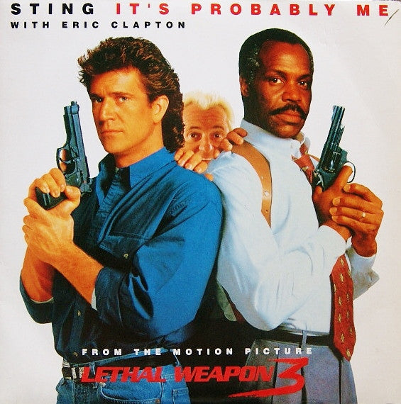 Sting With Eric Clapton : It's Probably Me (7", Single)