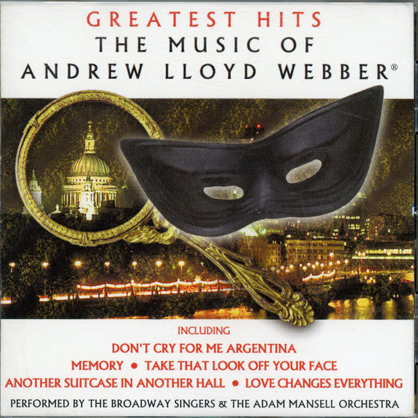 The Broadway Singers  &  Adam Mansell Orchestra : The Music Of Andrew Lloyd Webber (CD)