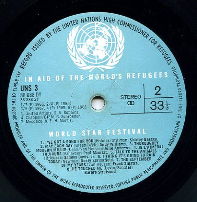 Various : World Star Festival (LP, Comp)