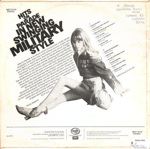 Alan Moorhouse And His Bond Street Brigade : Hits On Parade In New Swinging Military Style (LP)