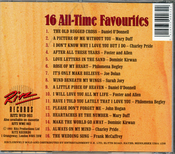 Various : 16 All-Time Favourites (CD, Comp)