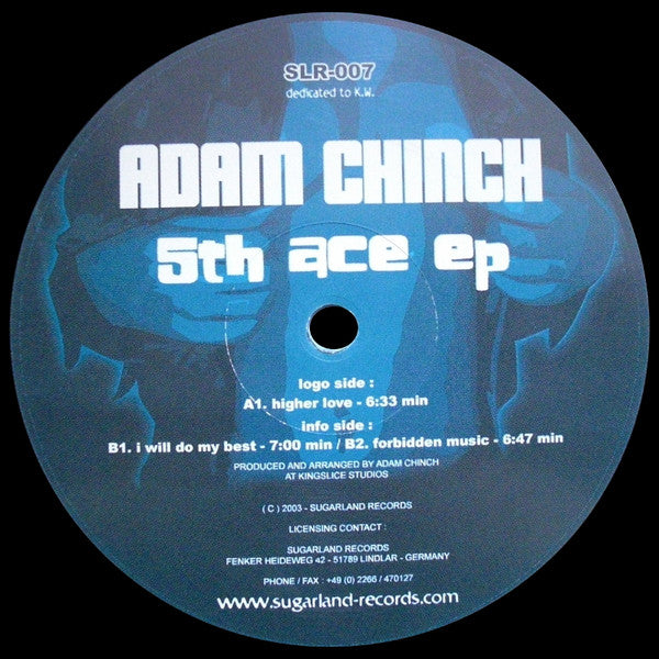 Adam Chinch : 5th Ace EP (12", EP)