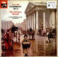 Sir Edward Elgar / Sir Adrian Boult - London Philharmonic Orchestra : Symphony No. 1 (LP, Quad)