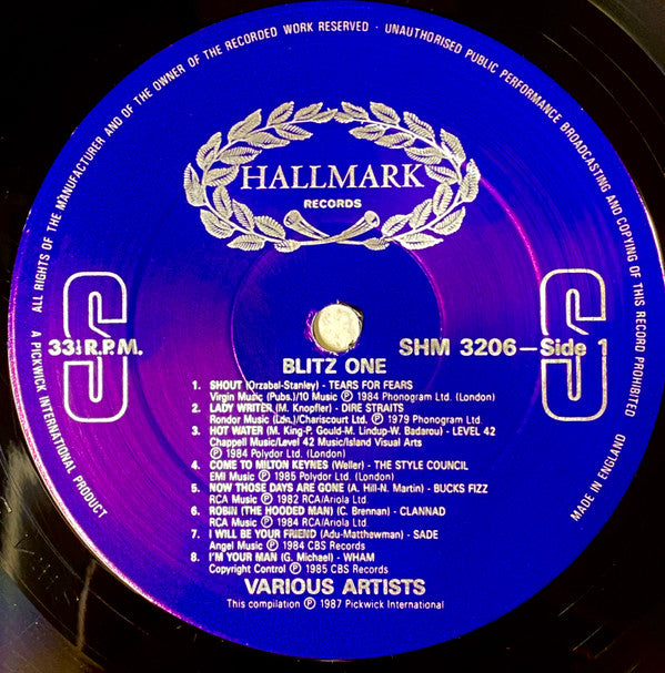 Various : Blitz One (LP, Comp)