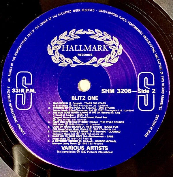 Various : Blitz One (LP, Comp)