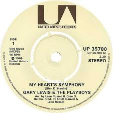 Gary Lewis & The Playboys : My Heart's Symphony (7", Single)