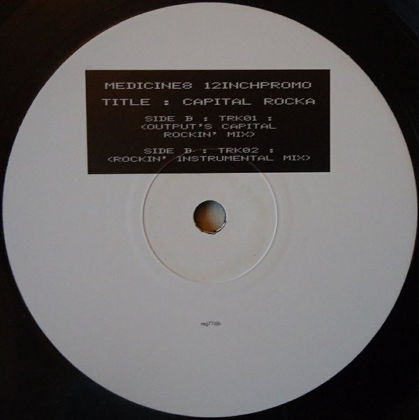 Medicine8 : Capital Rocka (12", Promo)