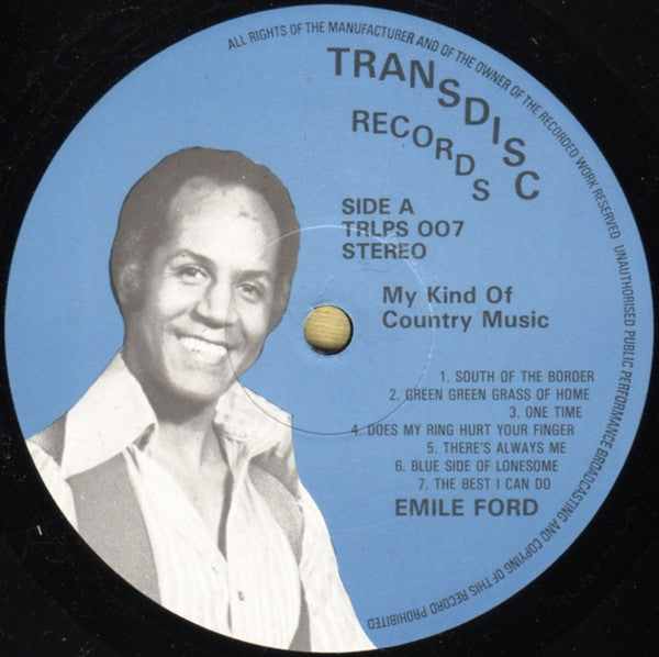 Emile Ford : My Kind Of Country Music (LP, Album)