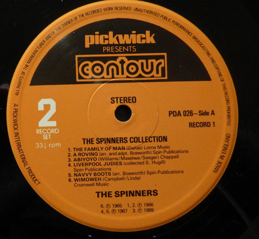 The Spinners : The Spinners Collection (2xLP, Comp)