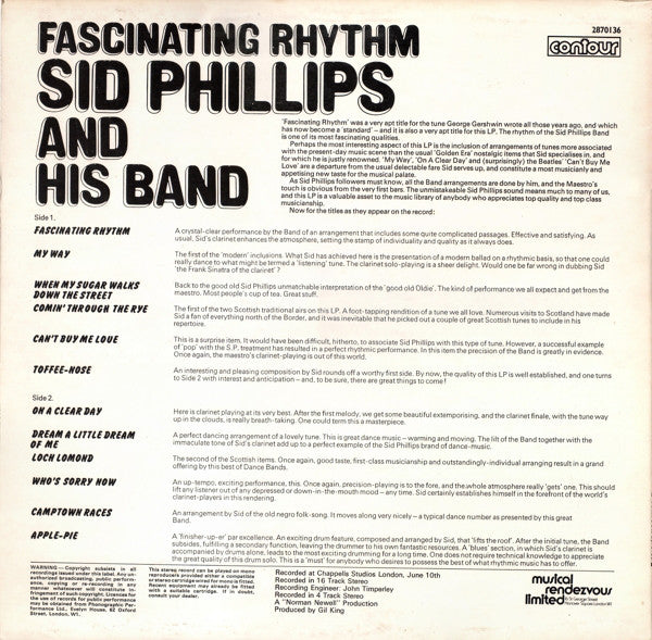 Sid Phillips Band : Fascinating Rhythm (LP)