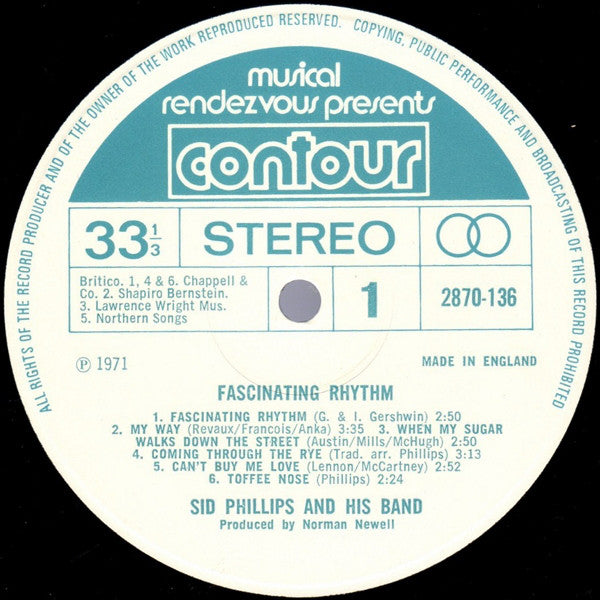 Sid Phillips Band : Fascinating Rhythm (LP)