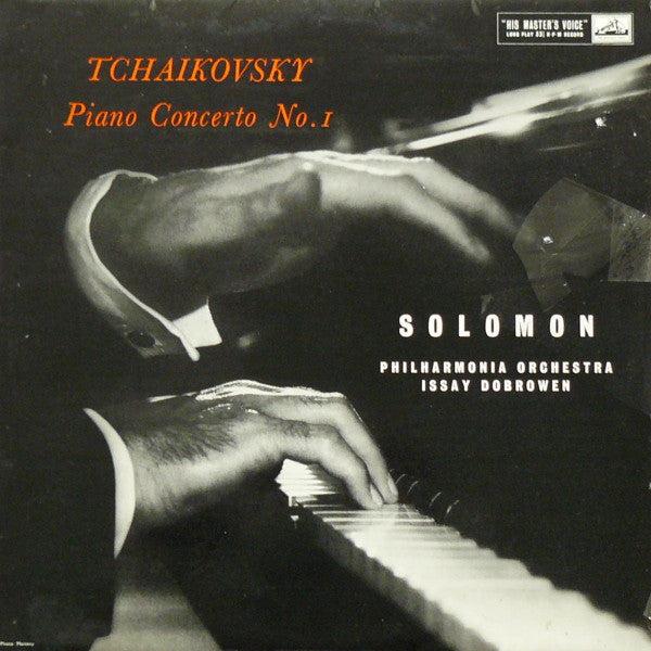 Pyotr Ilyich Tchaikovsky - Solomon (6) - Philharmonia Orchestra - Issay Dobrowen : Piano Concerto No. 1 (LP, Mono, RE)