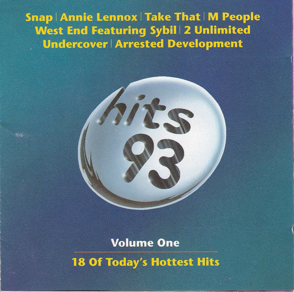 Various : Hits 93 Volume One (CD, Comp)