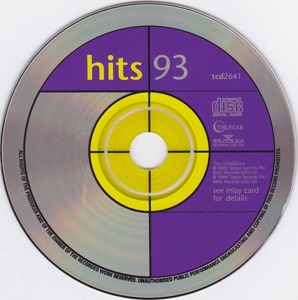Various : Hits 93 Volume One (CD, Comp)