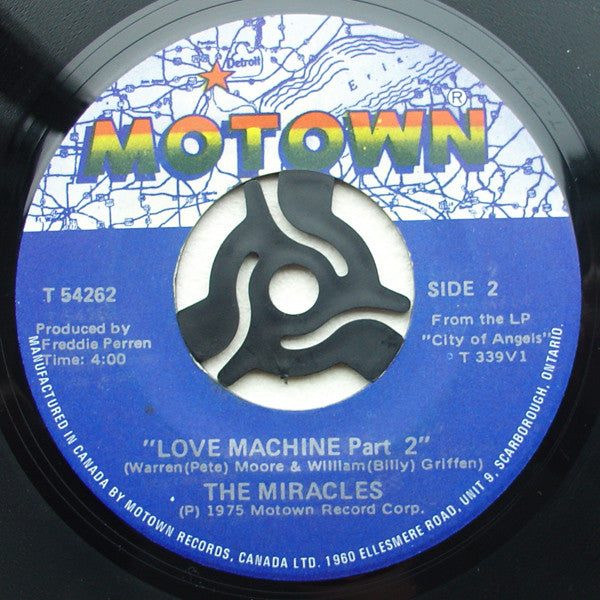 The Miracles : Love Machine (7")