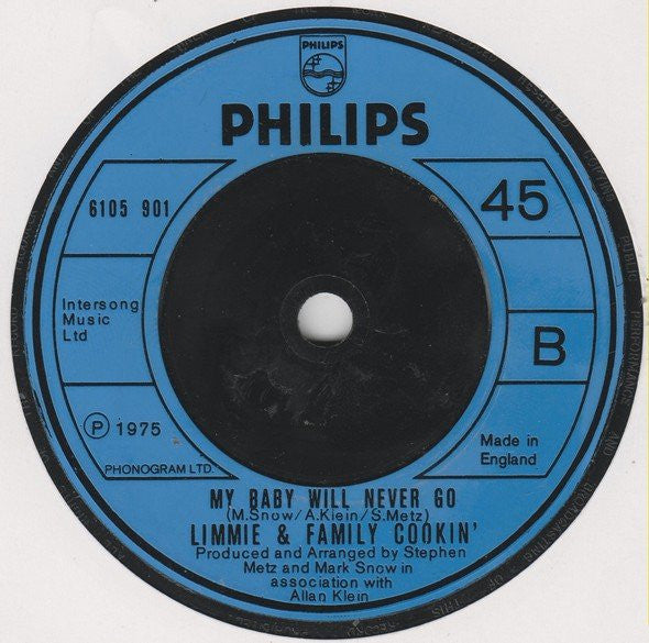 Limmie & Family Cookin' : Hold Me, Thrill Me, Kiss Me (7")