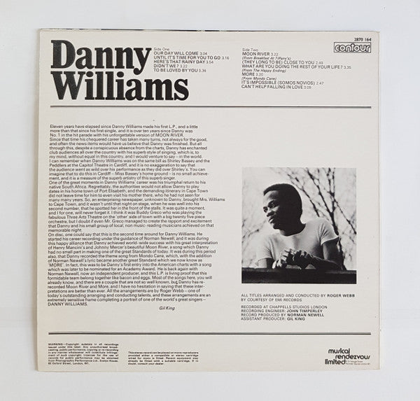 Danny Williams : Danny Williams (LP, Album)