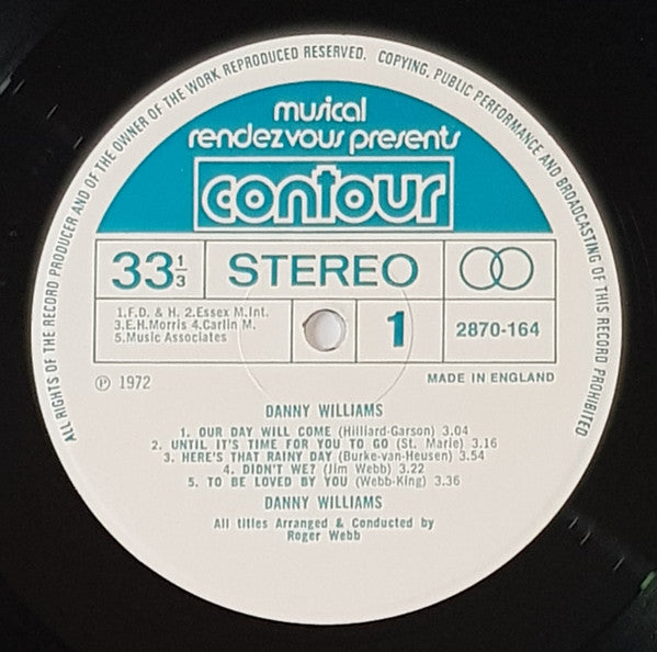 Danny Williams : Danny Williams (LP, Album)