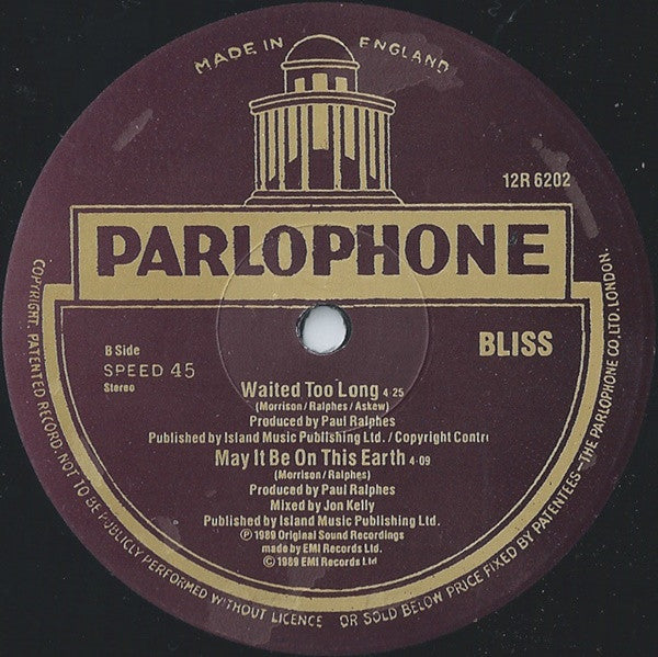 Bliss (10) : I Hear You Call (12")