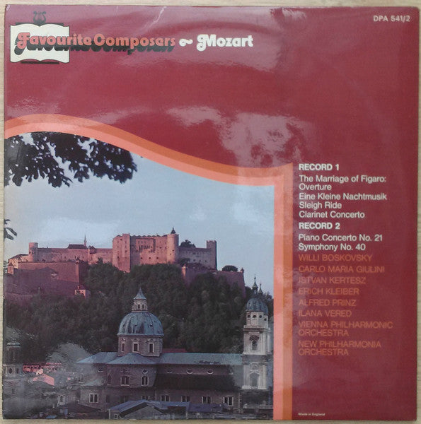 Wolfgang Amadeus Mozart : Favourite Composers (2xLP, Comp, Gat)