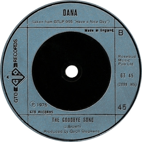Dana (9) : It's Gonna Be A Cold Cold Christmas (7", Single)
