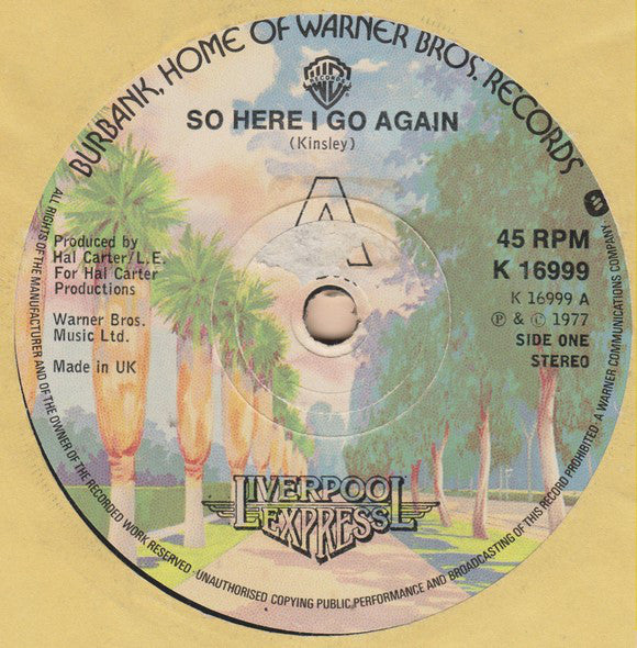 Liverpool Express : So Here I Go Again (7")