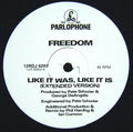 Freedom (19) : Like It Was Like It Is (12", Promo)
