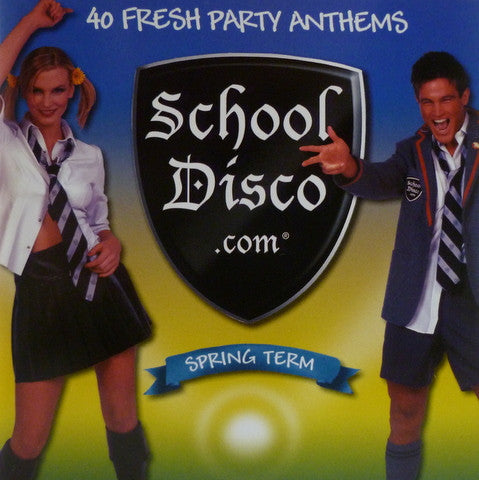 Various : School Disco.com - Spring Term (2xCD, Comp)
