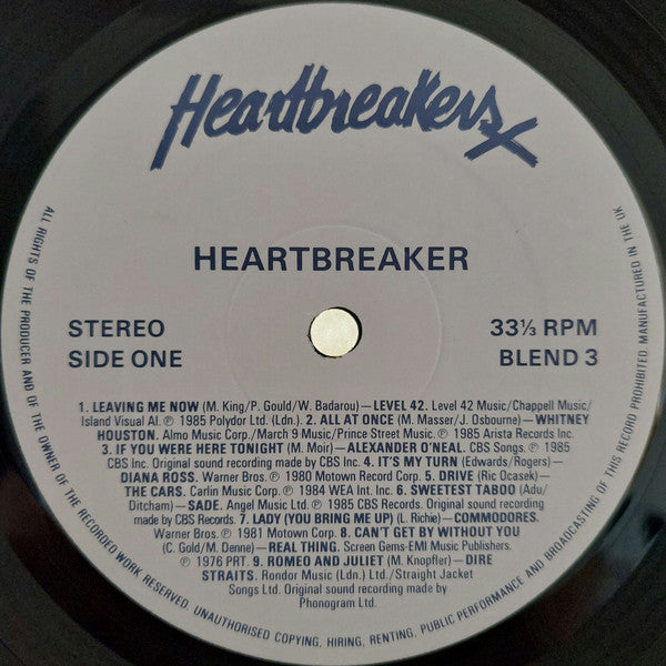 Various : Heartbreakers (LP, Comp)