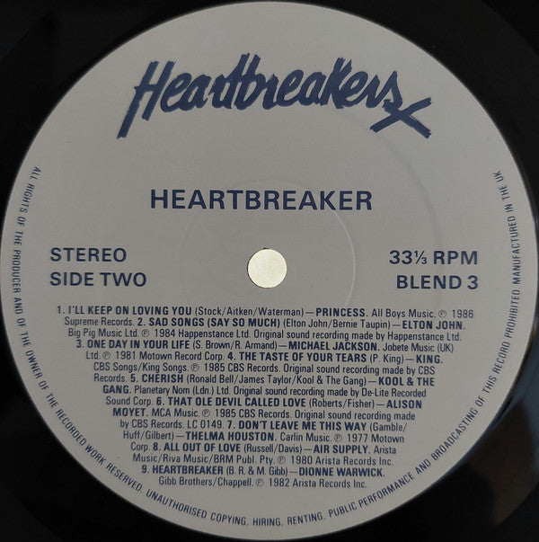 Various : Heartbreakers (LP, Comp)