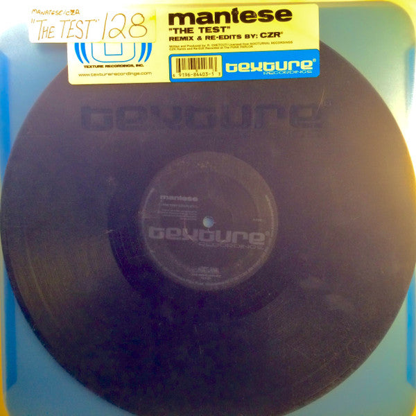 Mantese : The Test (12")