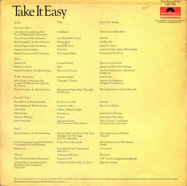Various : Take It Easy (2xLP, Comp)