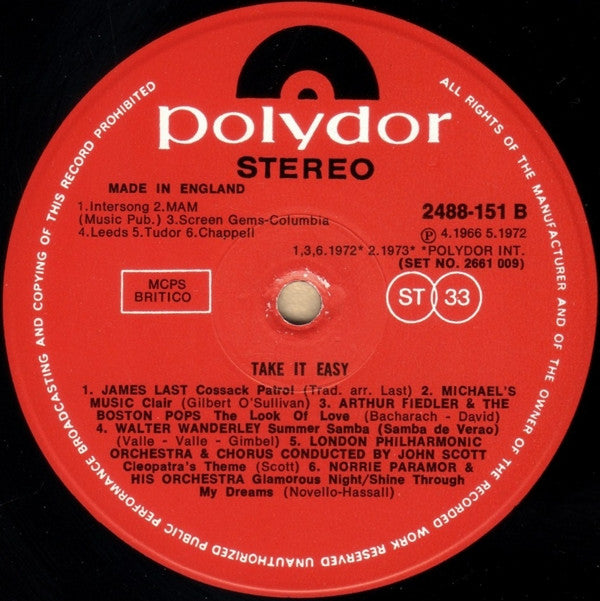 Various : Take It Easy (2xLP, Comp)