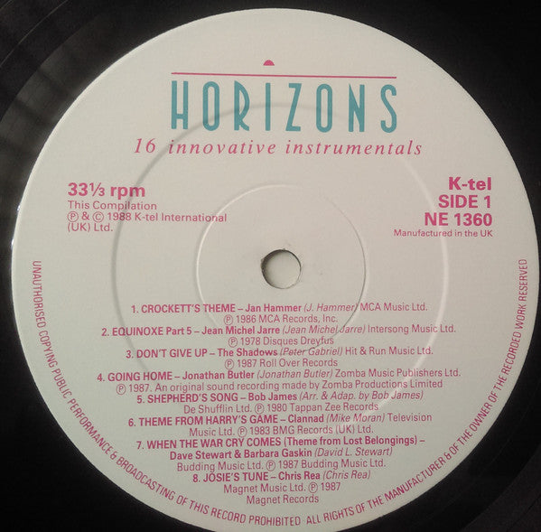 Various : Horizons (LP, Comp)