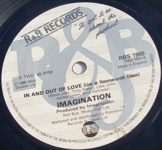 Imagination : Found My Girl (7", Single)