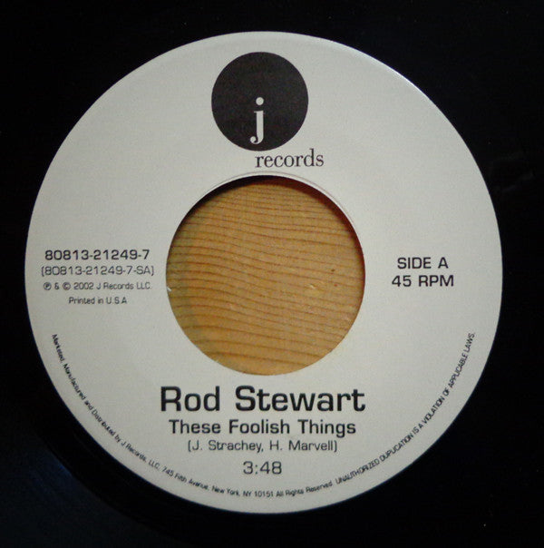 Rod Stewart : These Foolish Things (7", Single)