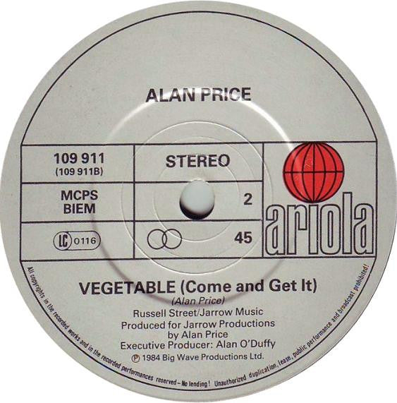 Alan Price : Changes (7", Single)