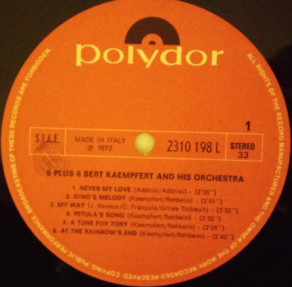 Bert Kaempfert & His Orchestra : 6 Plus 6 (LP, Album)