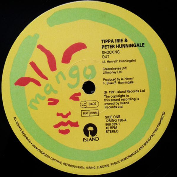 Tippa Irie & Peter Hunnigale : Shocking Out (12")