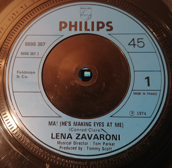 Lena Zavaroni : Ma! (He's Making Eyes At Me) (7")