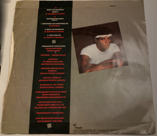 David Grant : Rock The Midnight (7")