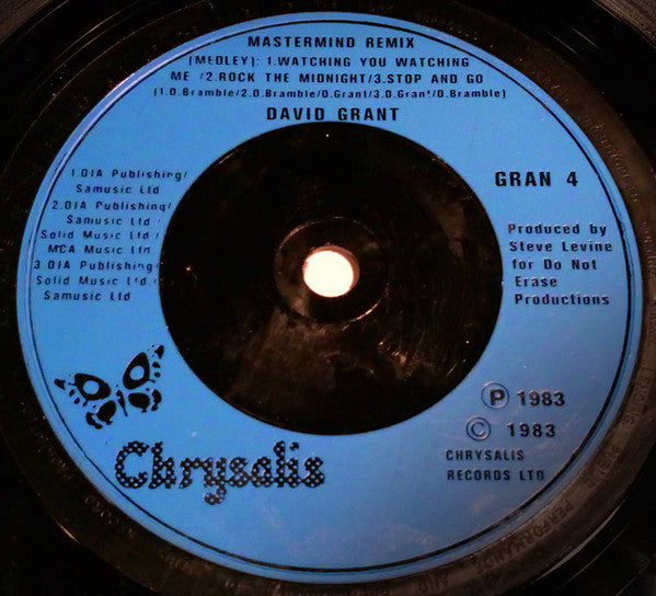 David Grant : Rock The Midnight (7")