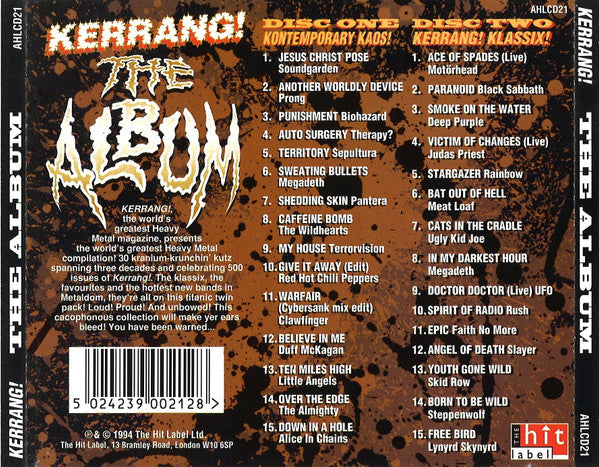 Various : Kerrang! The Album (2xCD, Comp)