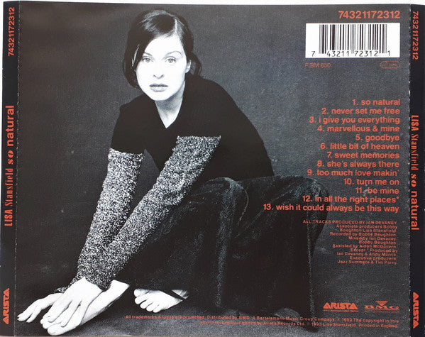 Lisa Stansfield : So Natural (CD, Album, Dis)
