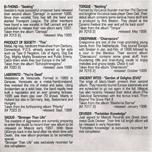 Various : Extreme Rock 'N' Roll Series - A New Age Of Excitement Vol. 1 (CD, Comp)