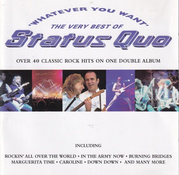 Status Quo : Whatever You Want (The Very Best Of Status Quo) (2xCD, Comp, Dis)