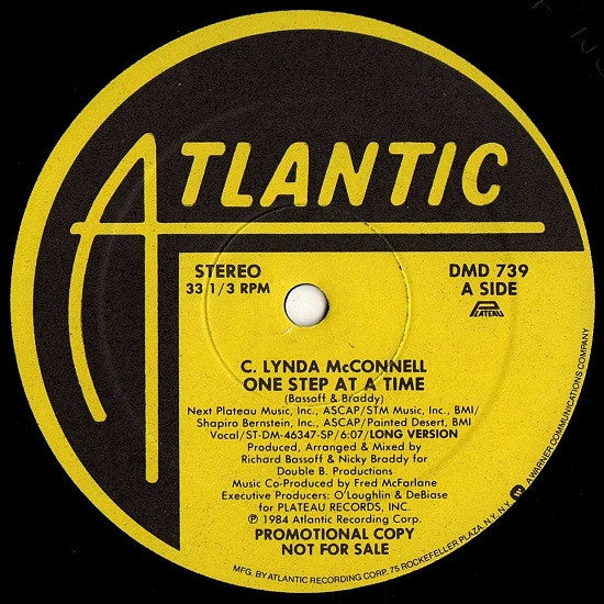 C. Lynda McConnell : One Step At A Time (12", Promo)